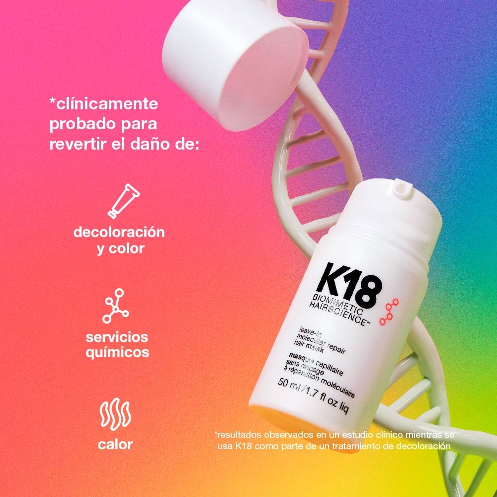 K18 Mascarilla Reparadora 50ml Tratamiento Capilar