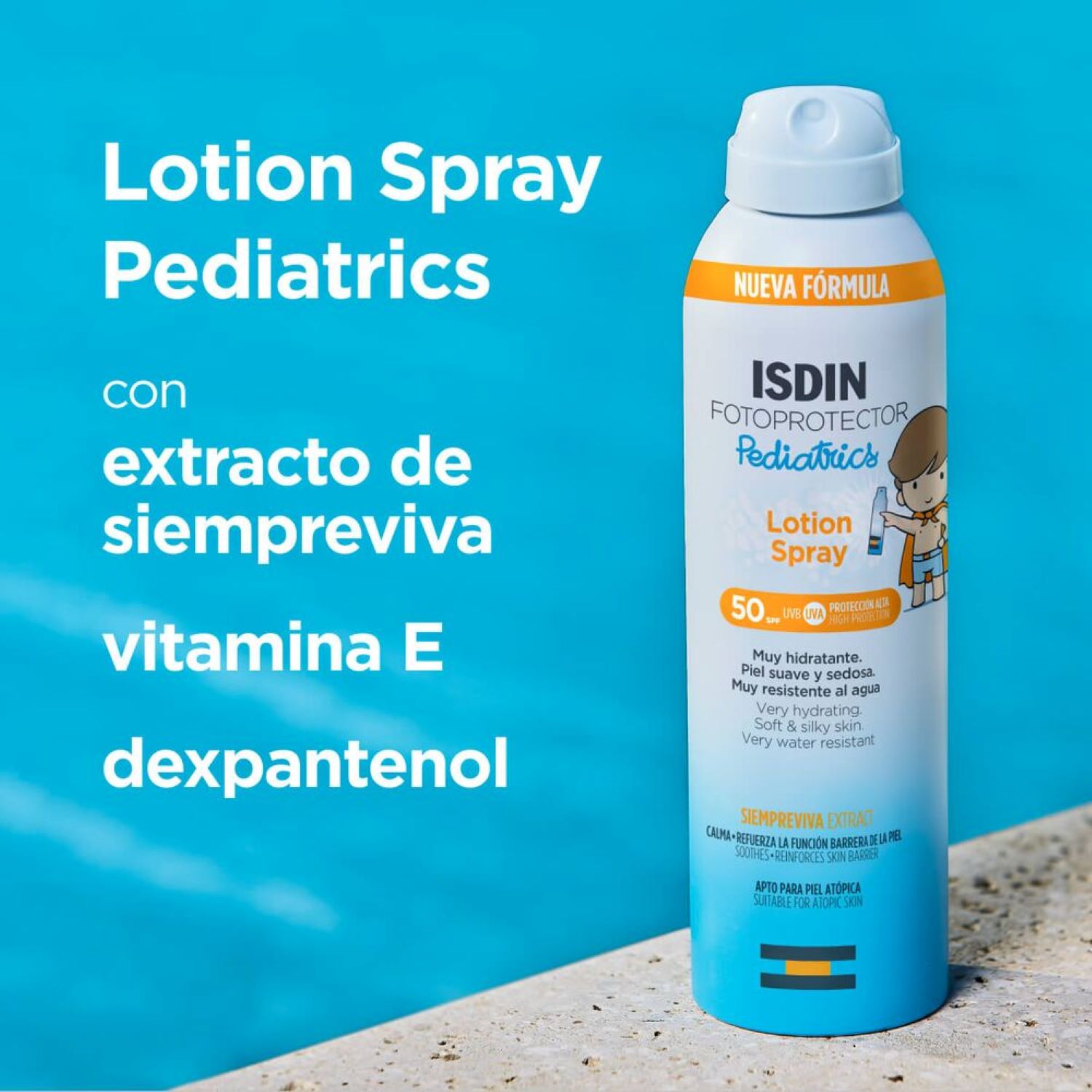 FP ISDIN 50 LOCIÓN SPRAY PEDI (BLOQUEADOR SOLAR EN SPRAY)