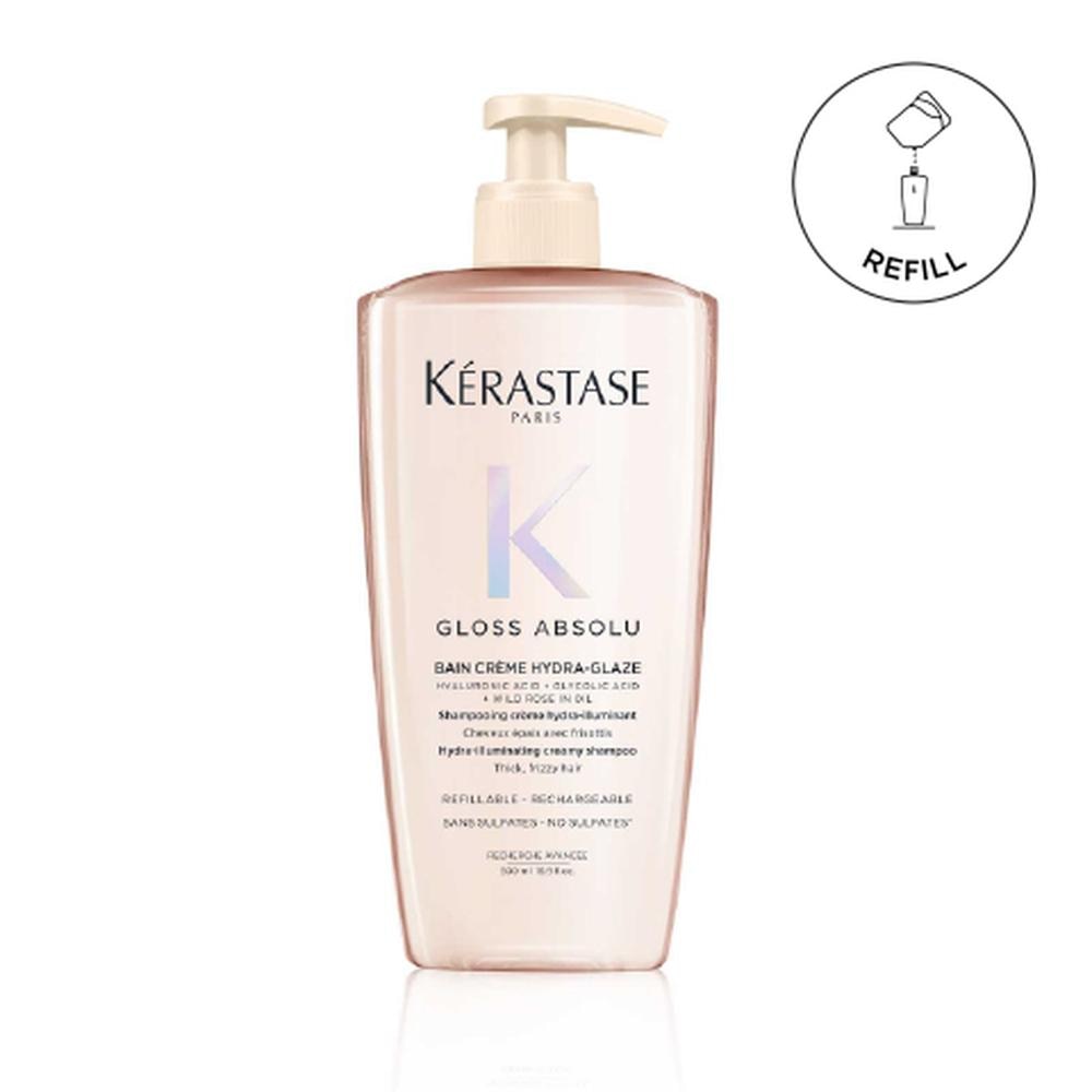 SHAMPOO GLOSS ABSOLU BAIN CREME HYDRA-GLAZE REFILLEABLE (SHAMPOO PARA CABELLO GRUESO REFILLEABLE)