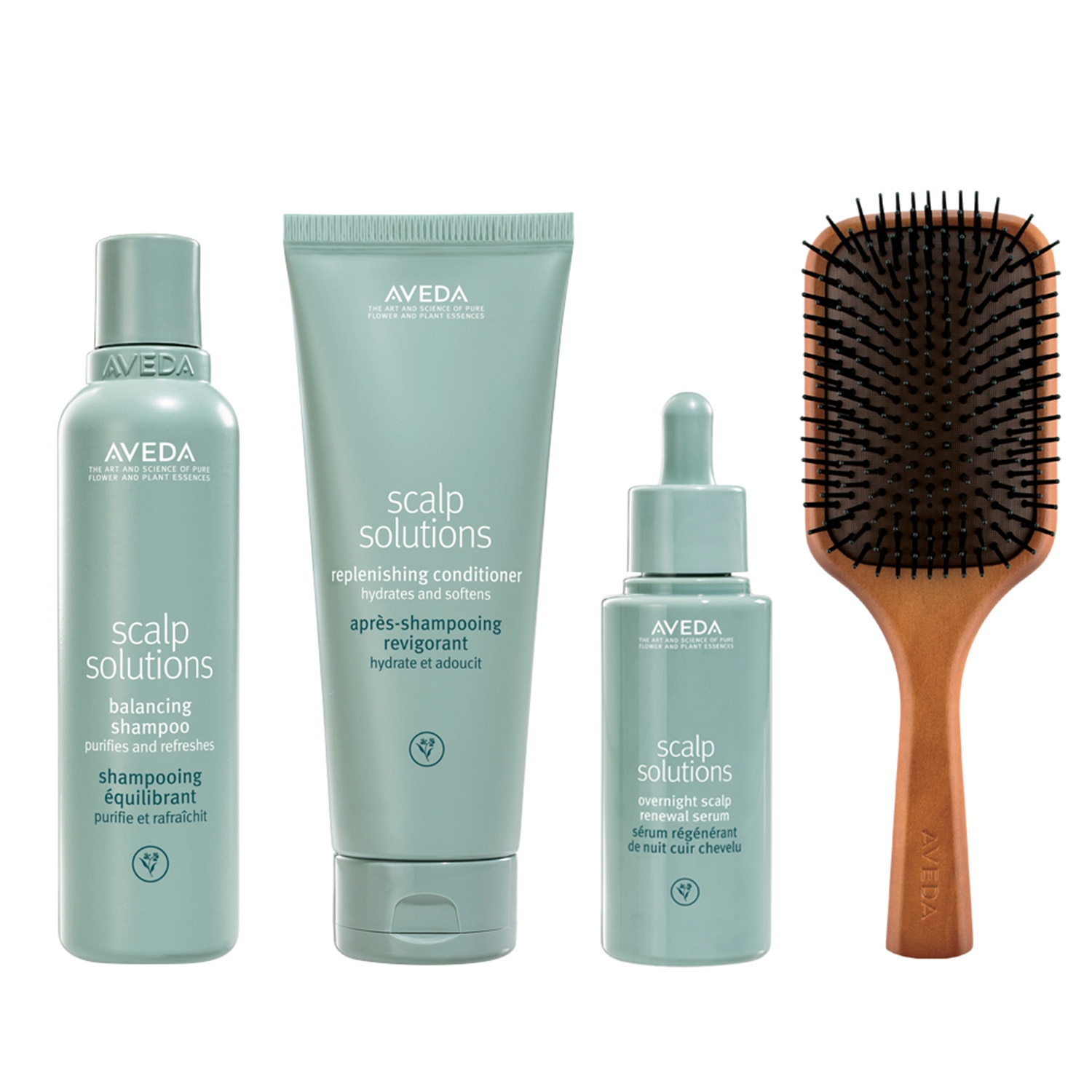 SCALP SOLUTIONS MINI PADDLE SET (SET DE CUIDADO DE CABELLO)
