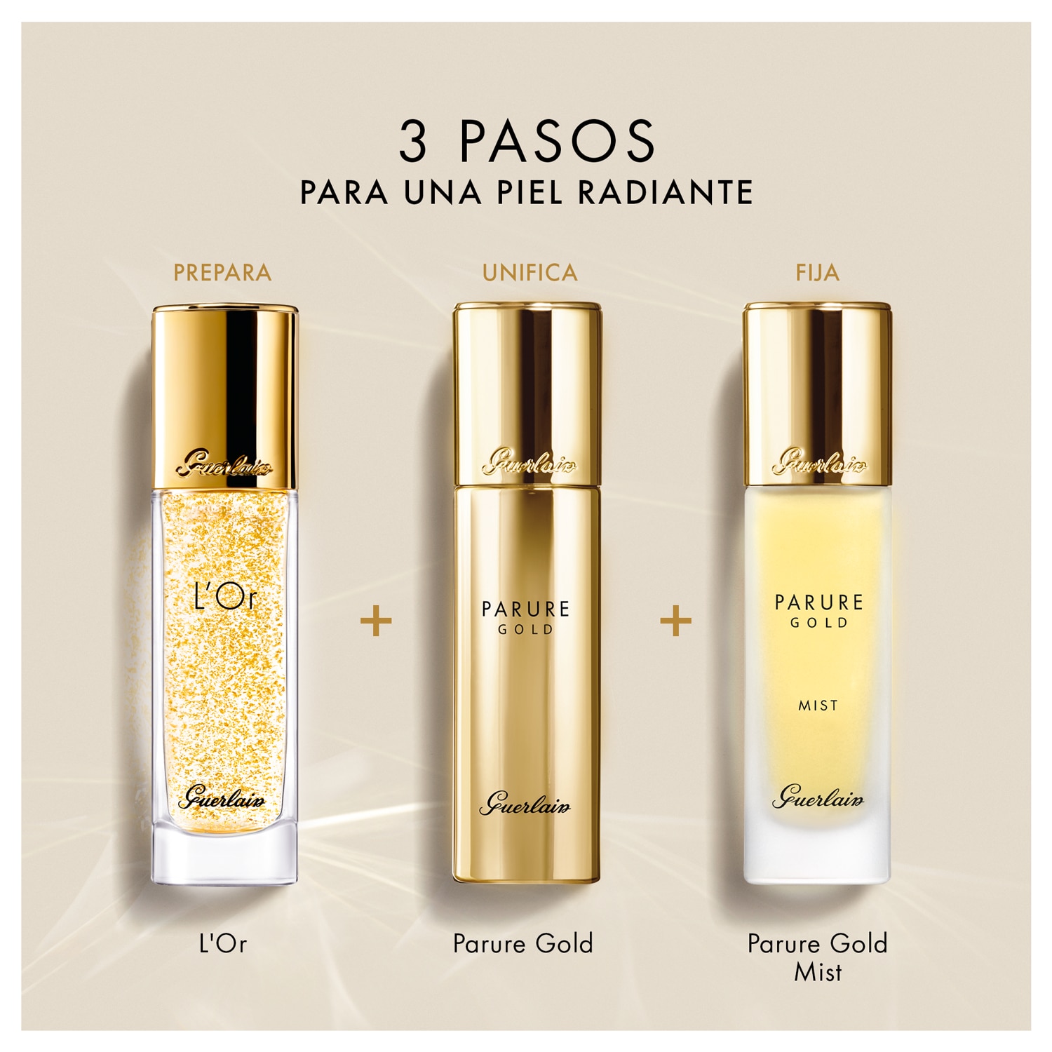 PARURE GOLD MIST - SPRAY FIJADOR DE MAQUILLAJE