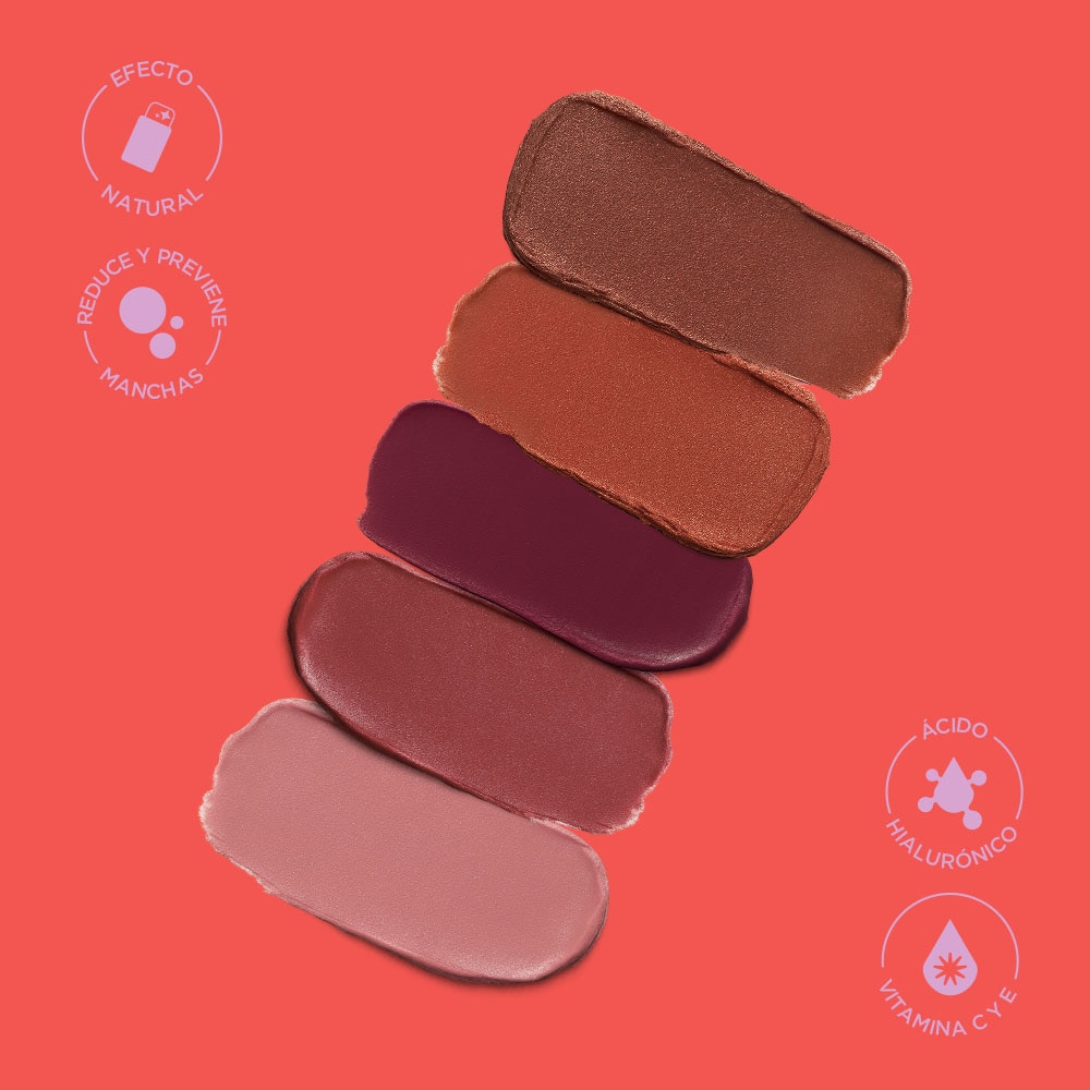 BARRA 3 EN 1 RUBOR, LABIAL Y SOMBRA FPS 50 (BARRA MULTIUSOS CON PROTECTOR)