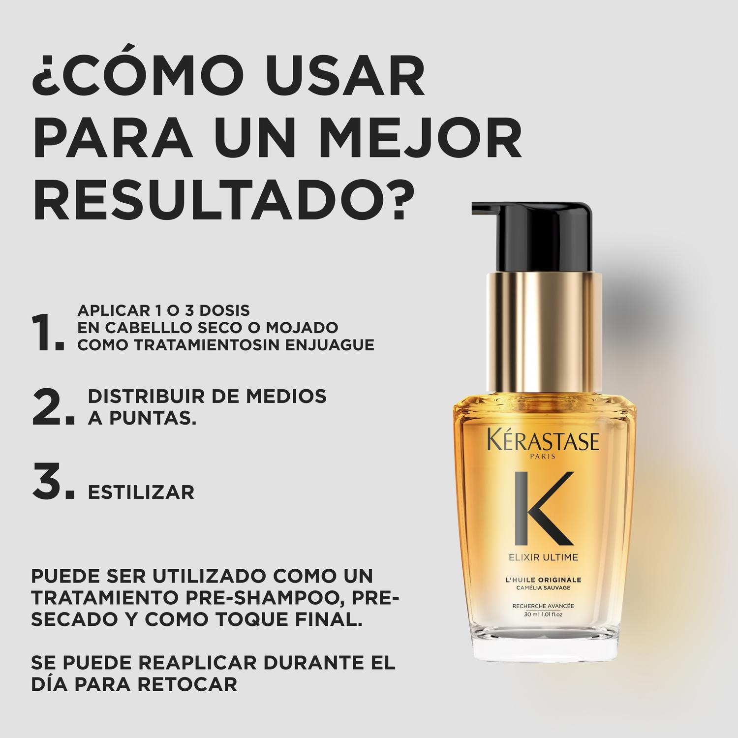 ELIXIR ULTIME (ACEITE PARA EL CABELLO)