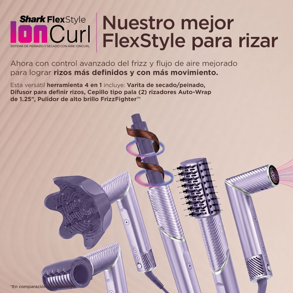 Gen Shark SHARK FLEXSTYLE® GEN 2.0 IONCURL — 5 EN 1 (RIZADORA DE AIRE PARA ...