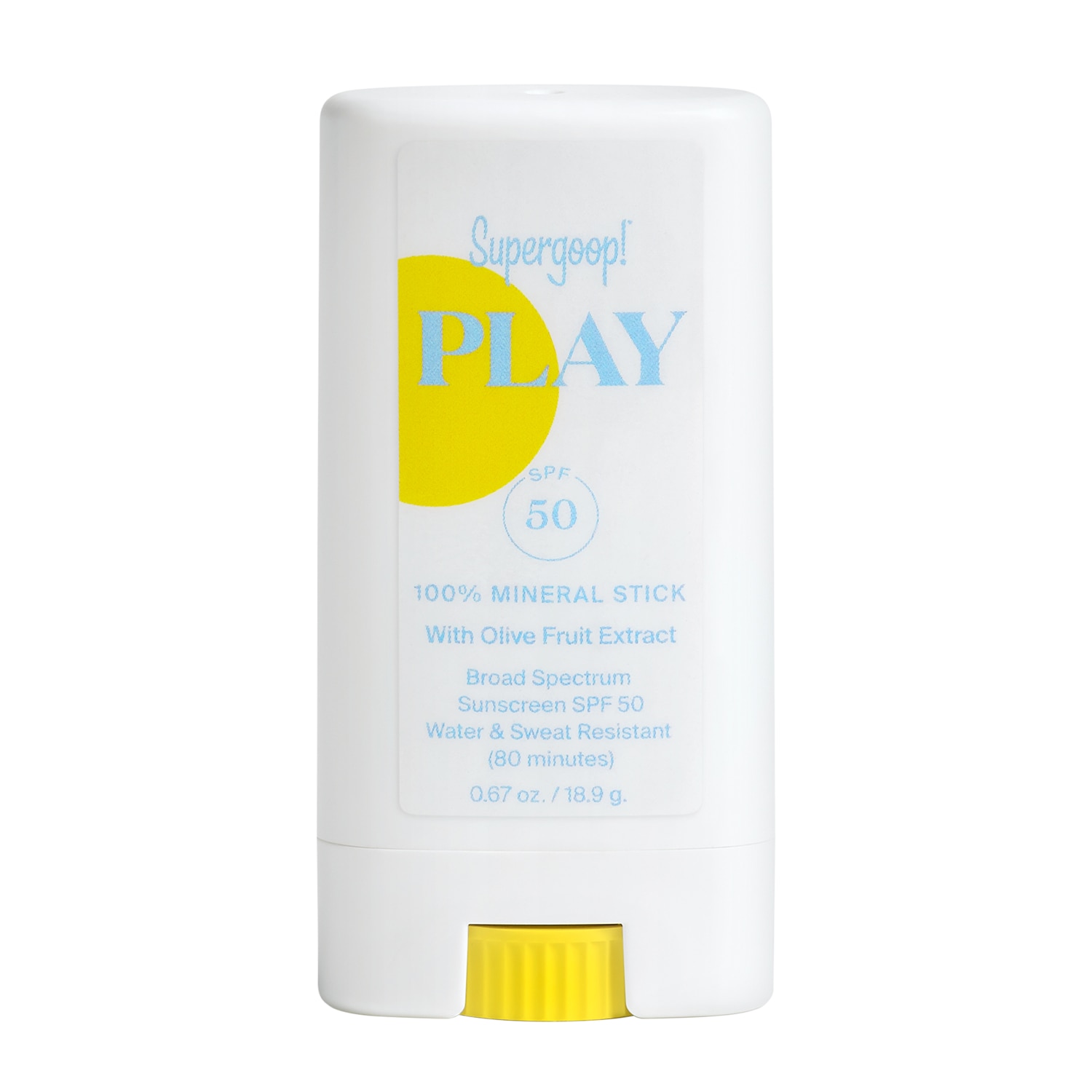 PLAY 100% MINERAL STICK SPF 50 WITH OLIVE FRUIT EXTRACT