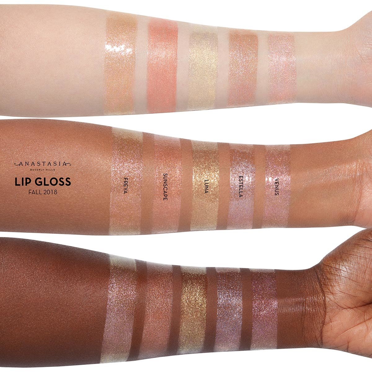 Anastasia Venus Lip Gloss Swatch