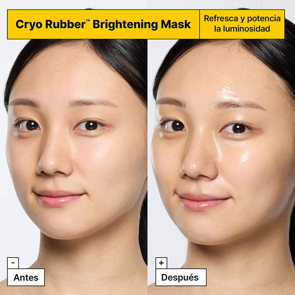 CRYO RUBBER&trade; BRIGHTENING FACE MASK WITH NIACINAMIDE (MASCARILLA FACIAL ILUMINADORA)