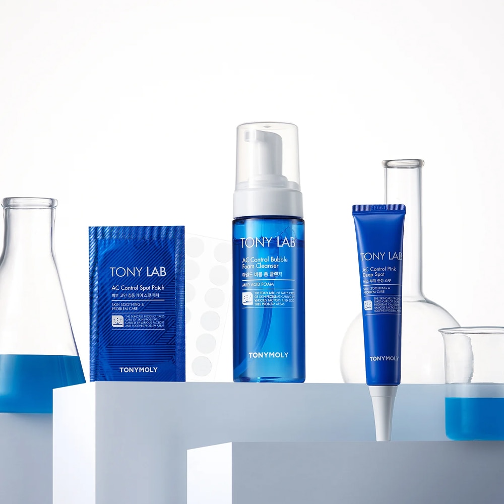 TONY LAB AC CONTROL BUBBLE FOAM CLEANSER (LIMPIADOR EN BURBUJA PARA EL ACNÉ)