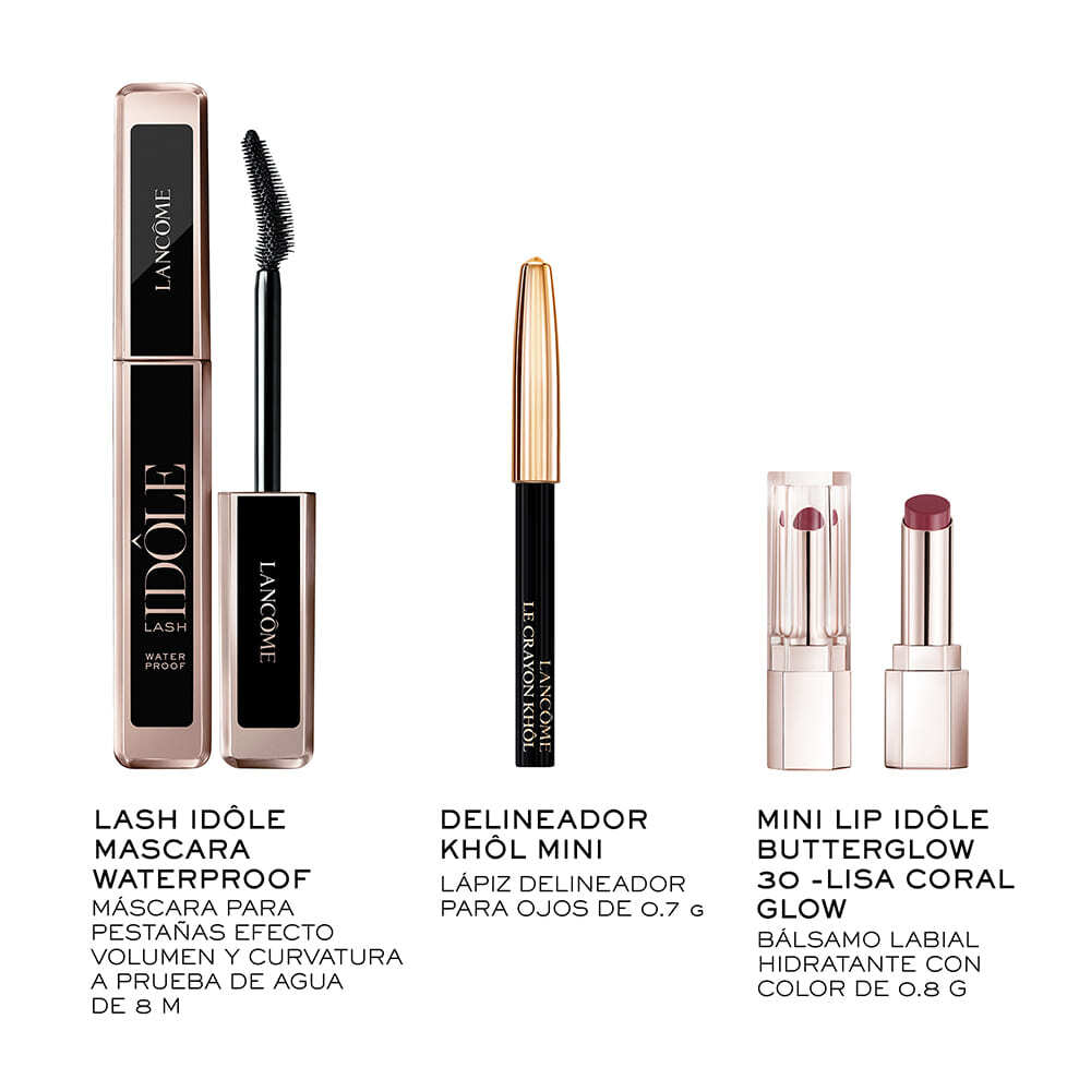 SET DE MAQUILLAJE LANC&Ocirc;ME LASH IDOLE (SET DE REGALO)