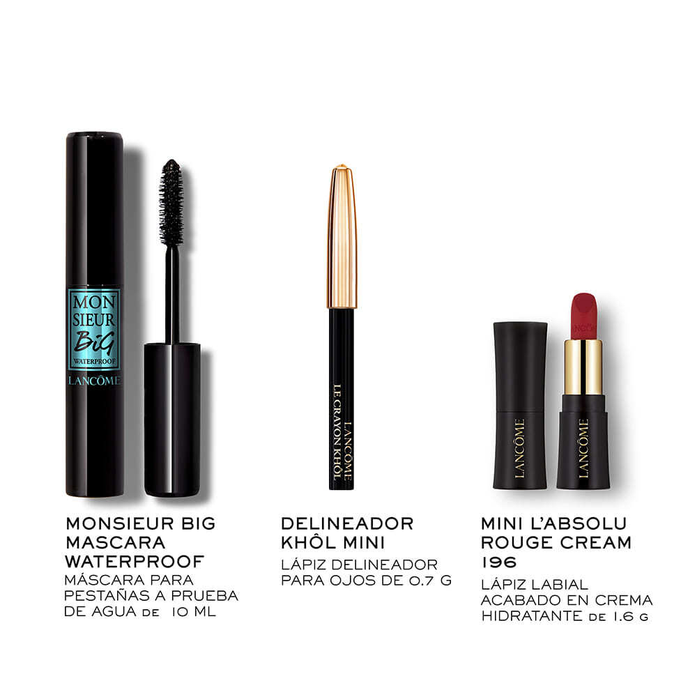SET DE MAQUILLAJE LANC&Ocirc;ME MONSIEUR BIG (SET DE REGALO)