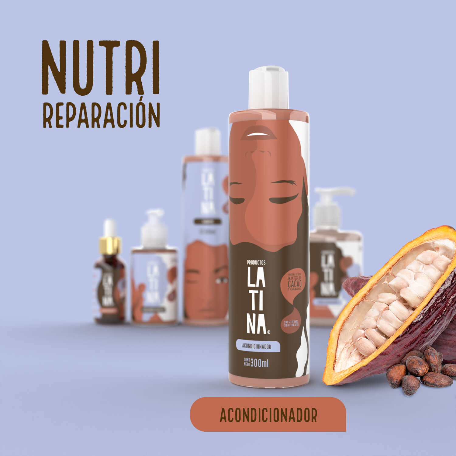 ACONDICIONADOR SIN SILICONAS CACAO