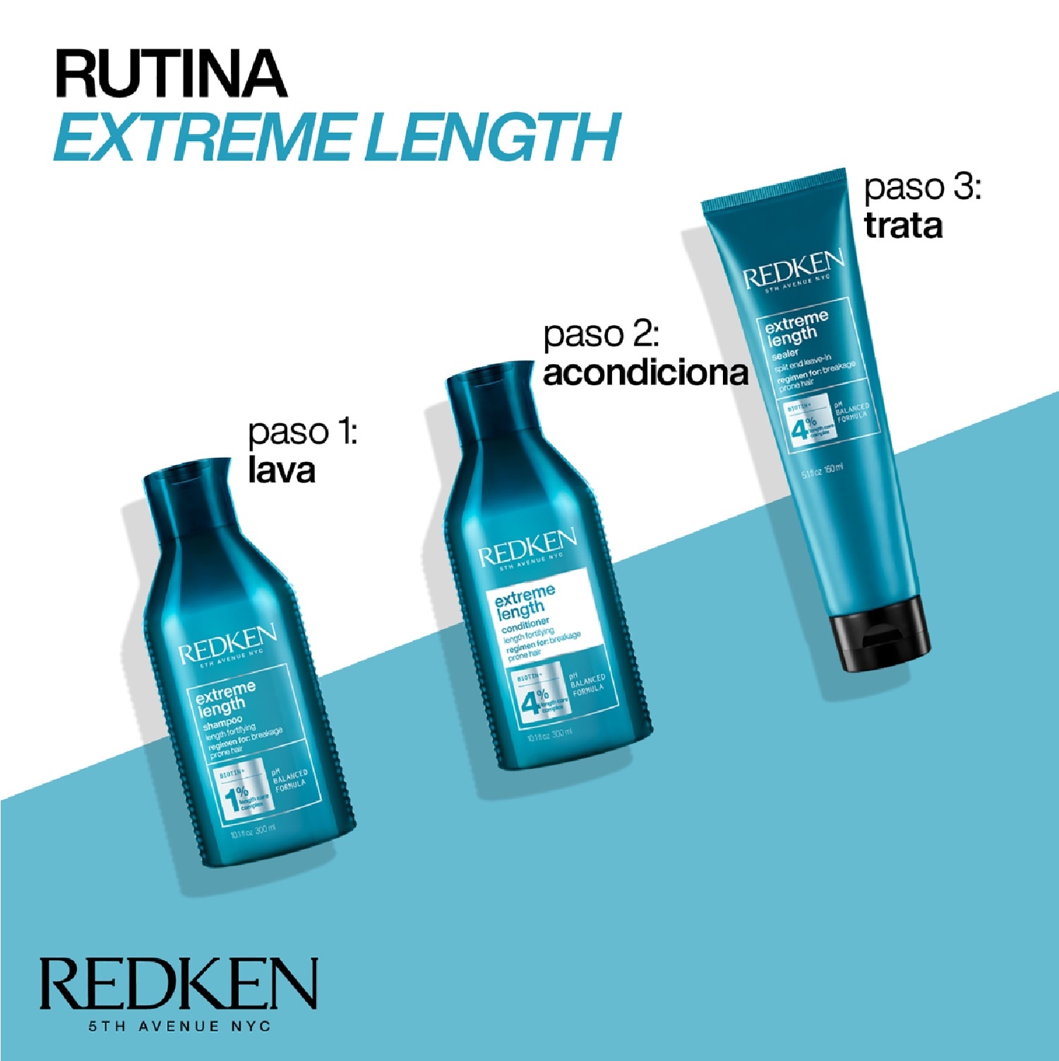 ACONDICIONADOR EXTREME LENGHT (SHAMPOO PARA CABELLO QUEBRADIZO  Y DÉBIL)
