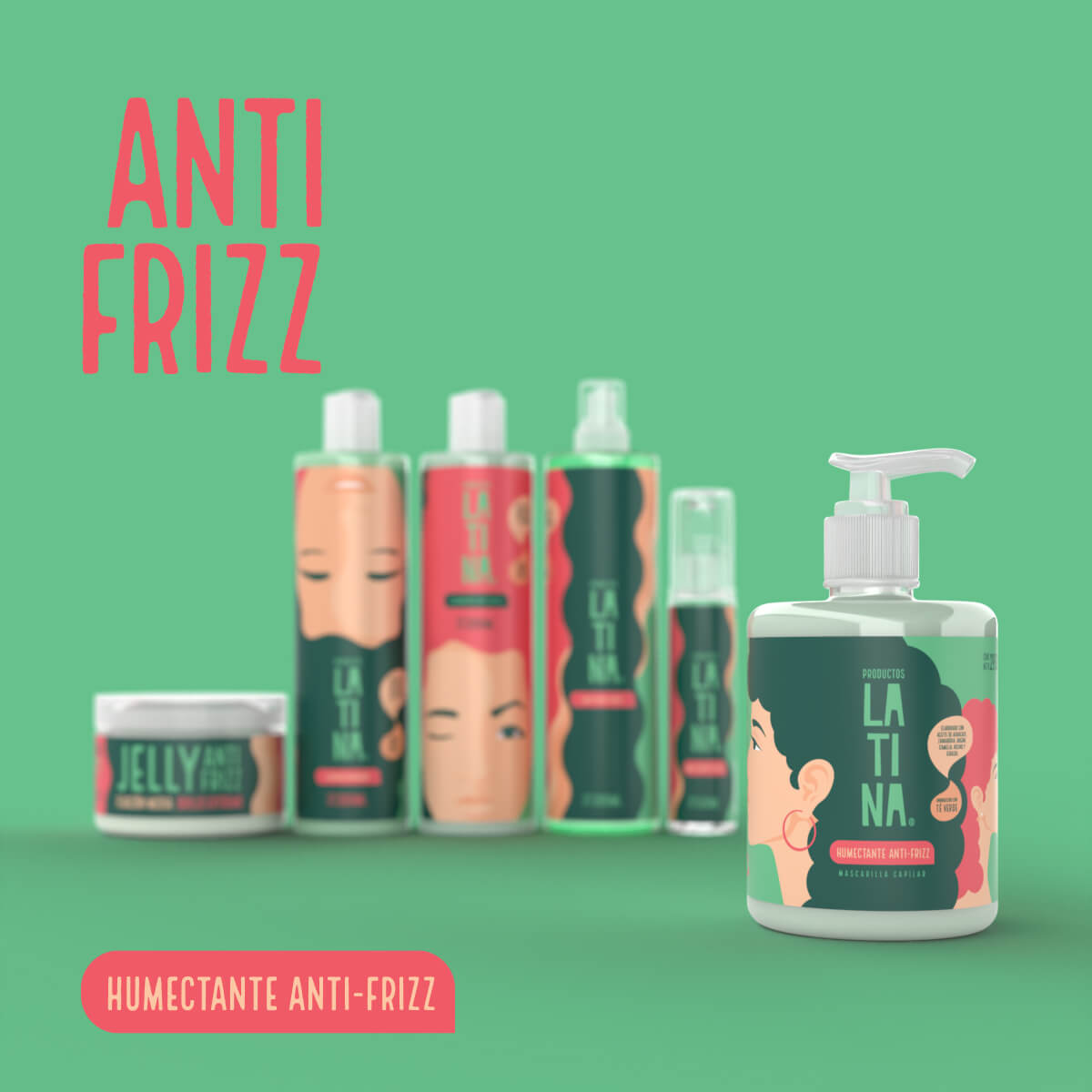 MASCARILLA HUMECTANTE ANTI-FRIZZ. MÉTODO CURLY GIRL