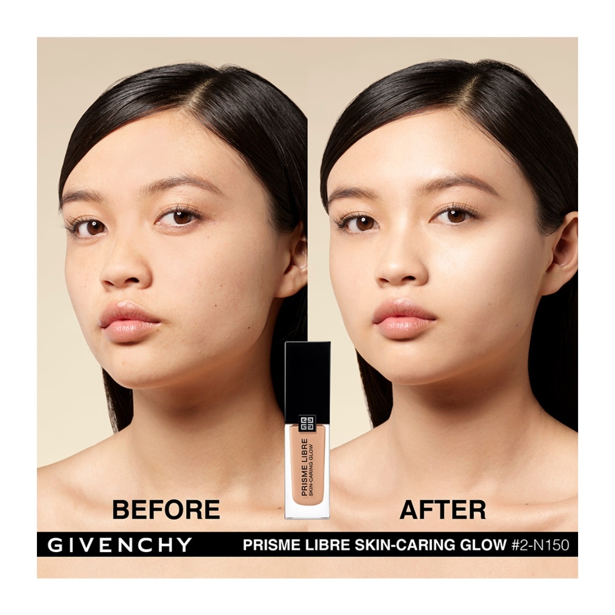 PRISME LIBRE SKIN-CARING GLOW BASE DE MAQUILLAJE LÍQUIDA (BASE HIDRATANTE AL CUIDADO DE LA PIEL)