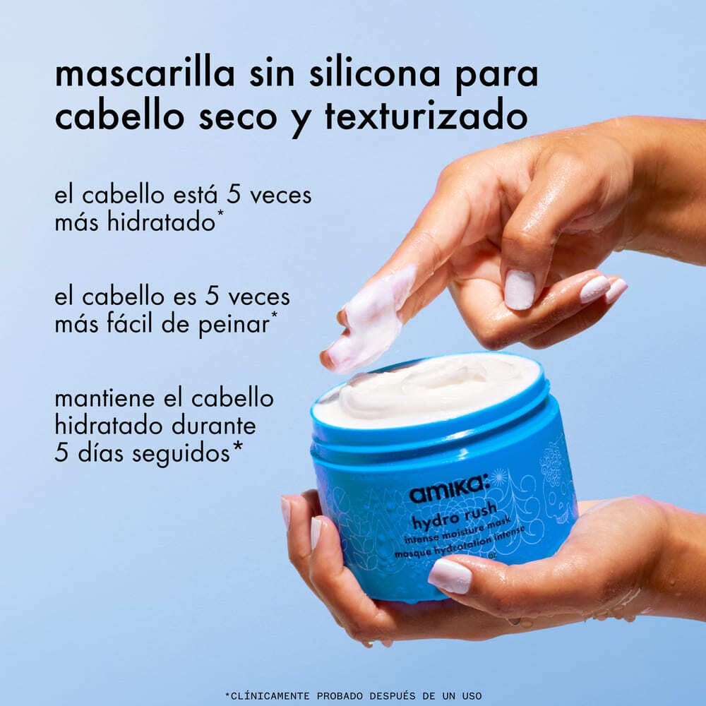 HYDRO RUSH INTENSE MOISTURE HAIR MASK WITH HYALURONIC ACID (MASCARILLA HIDRATANTE)