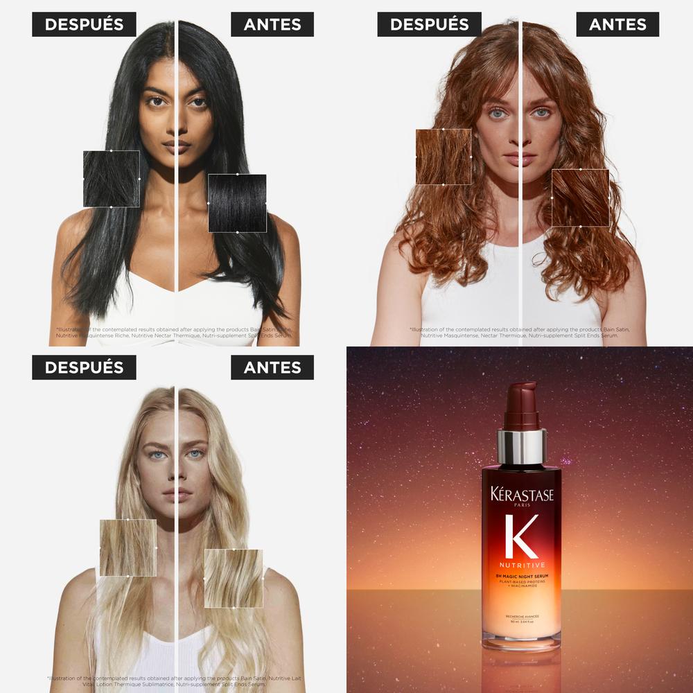 8H MAGIC NIGHT S&Eacute;RUM NOCTURNO K&Eacute;RASTASE (TRATAMIENTO CAPILAR NOCTURNO PARA CABELLO SECO)