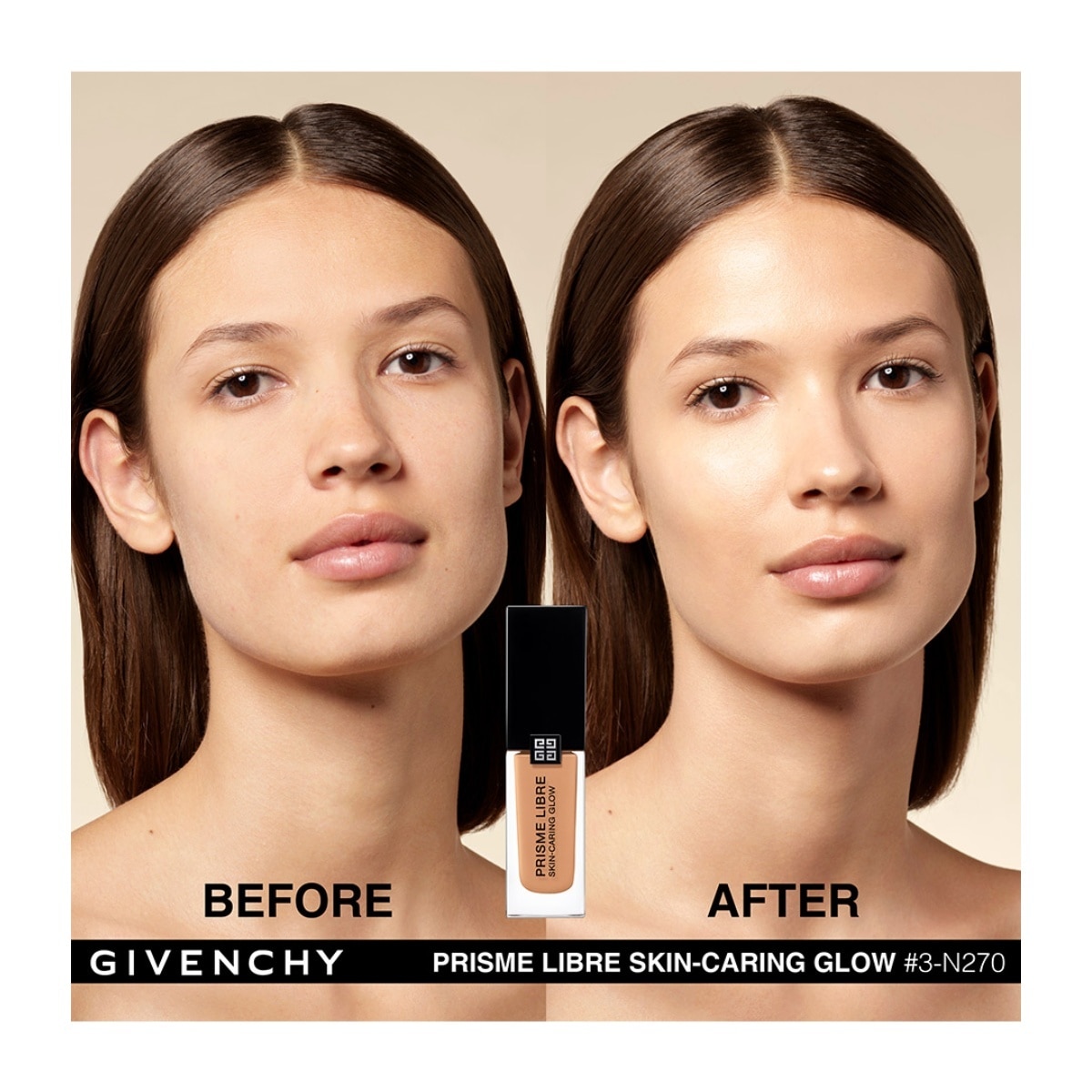 PRISME LIBRE SKIN-CARING GLOW BASE DE MAQUILLAJE LÍQUIDA (BASE HIDRATANTE AL CUIDADO DE LA PIEL)