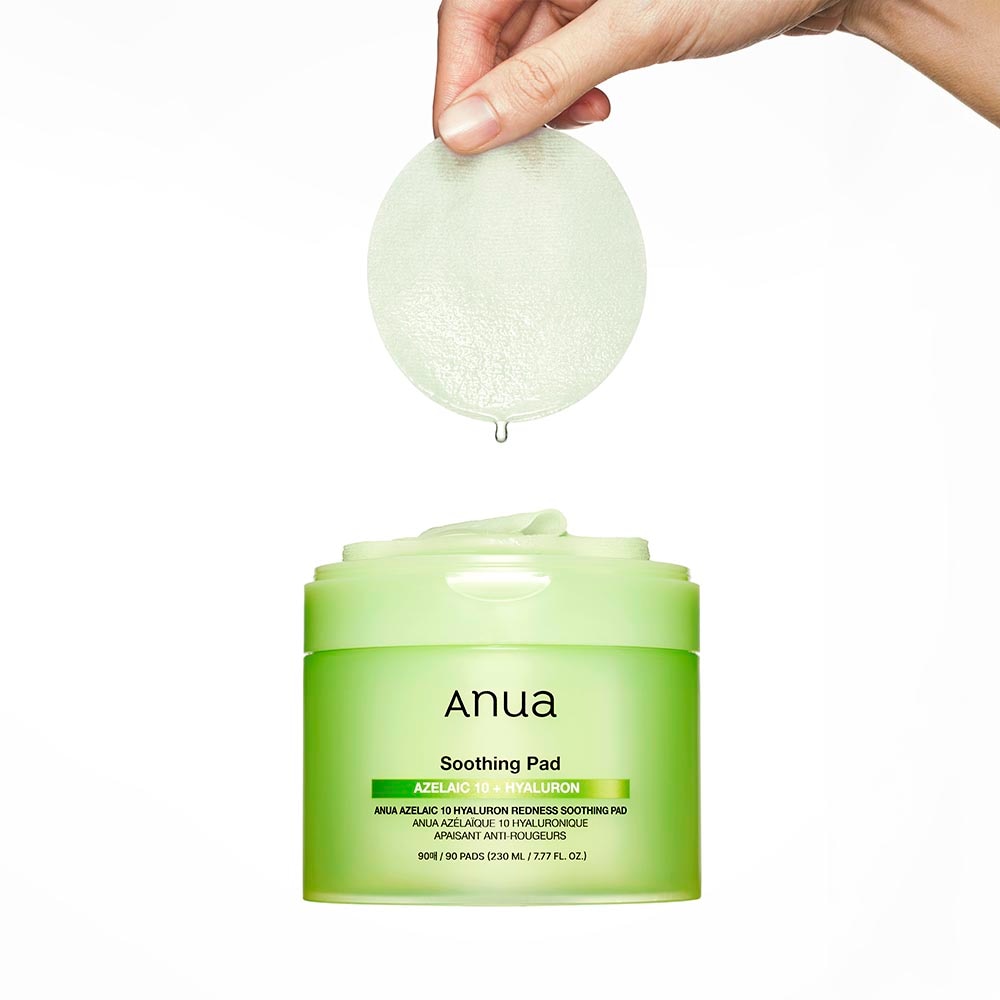 ANUA AZELAIC 10 HYALURON REDNESS SOOTHING PAD (ALMOHADILLAS T&Oacute;NICAS ENRIQUECIDAS CON &Aacute;CIDO AZELAICO)