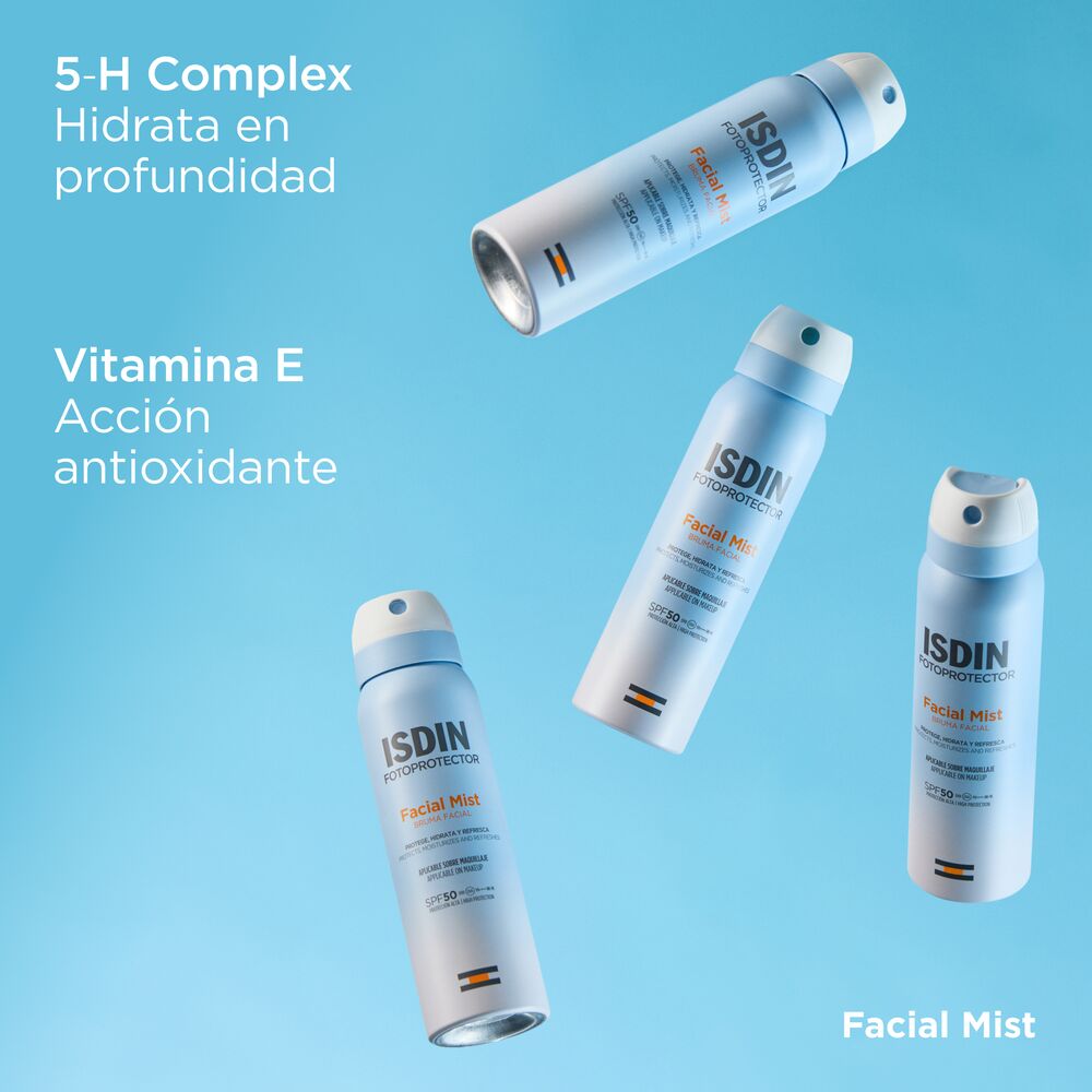 ISDIN FACIAL MIST SPF50 100ML (BRUMA HIDRATANTE CON PROTECTOR SPF50)