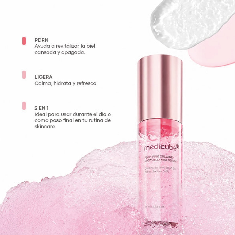 MEDICUBE PDRN COLLAGEN JELLY MIST SERUM (BRUMA FACIAL CON PDRN Y COL&Aacute;GENO)