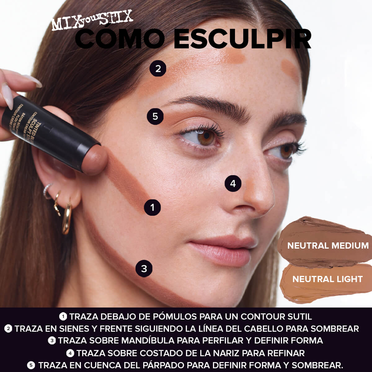 NUDIES BLUR SCULPT STICK (BARRA DE CONTORNO)