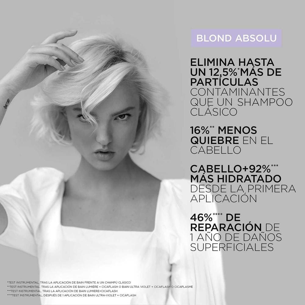 BLOND ABSOLU REFILL SHAMPOO BAIN LUMIERE KÉRASTASE (REFILL DE SHAMPOO HUMECTANTE PARA CABELLO RUBIO)