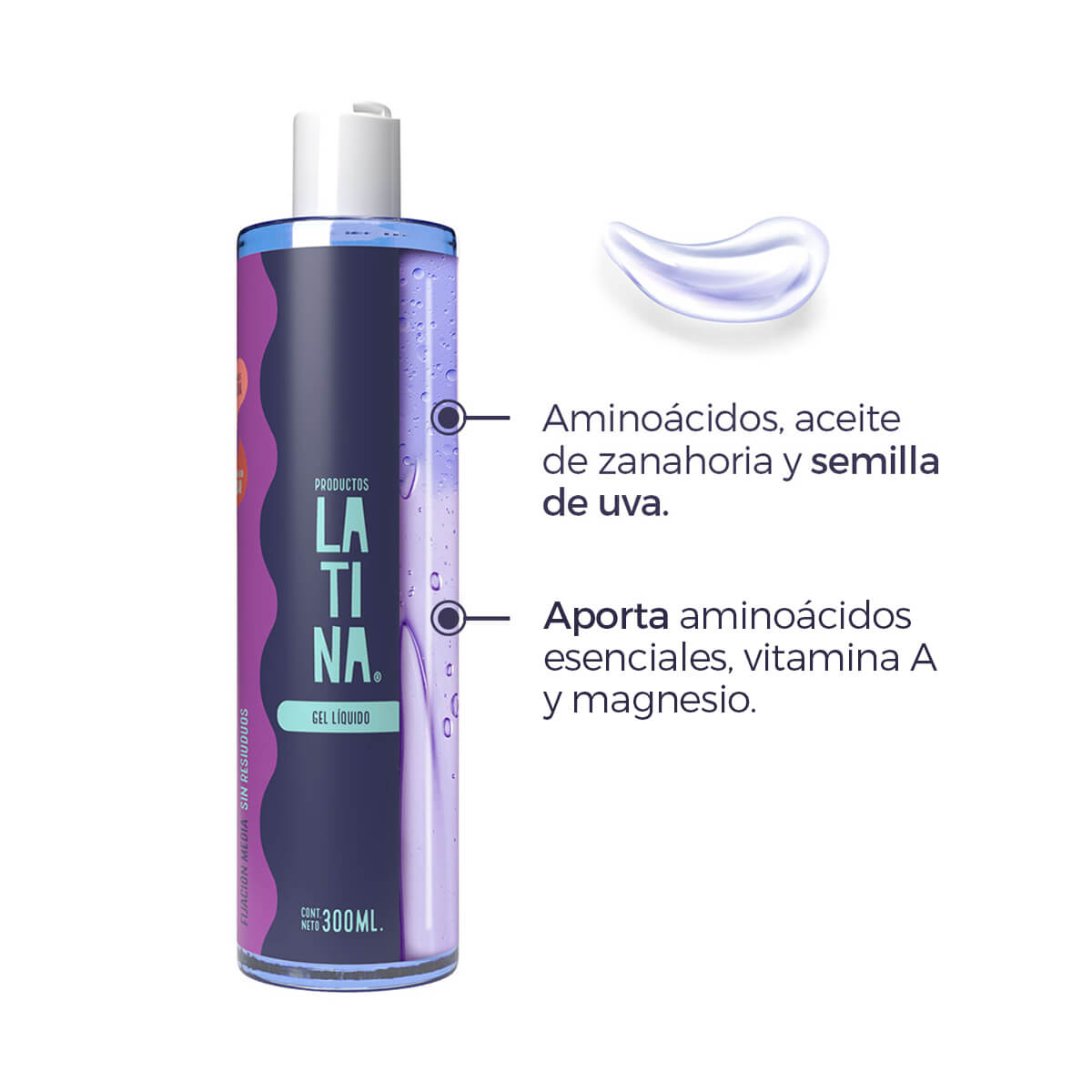 GEL CON AMINOÁCIDOS