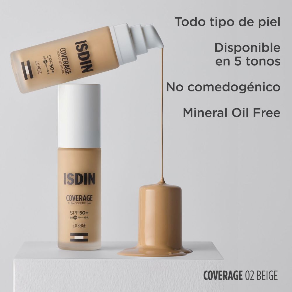 ISDIN COVERAGE SPF50 (BASE DE MAQUILLAJE CON PROTECTOR)