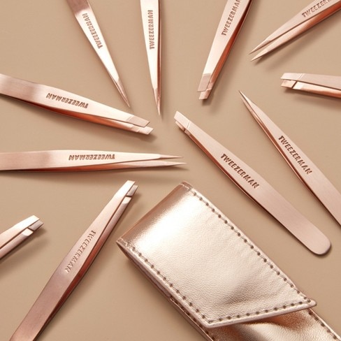 ROSE GOLD PETITE TWEEZE SET (SET DE PINZAS)