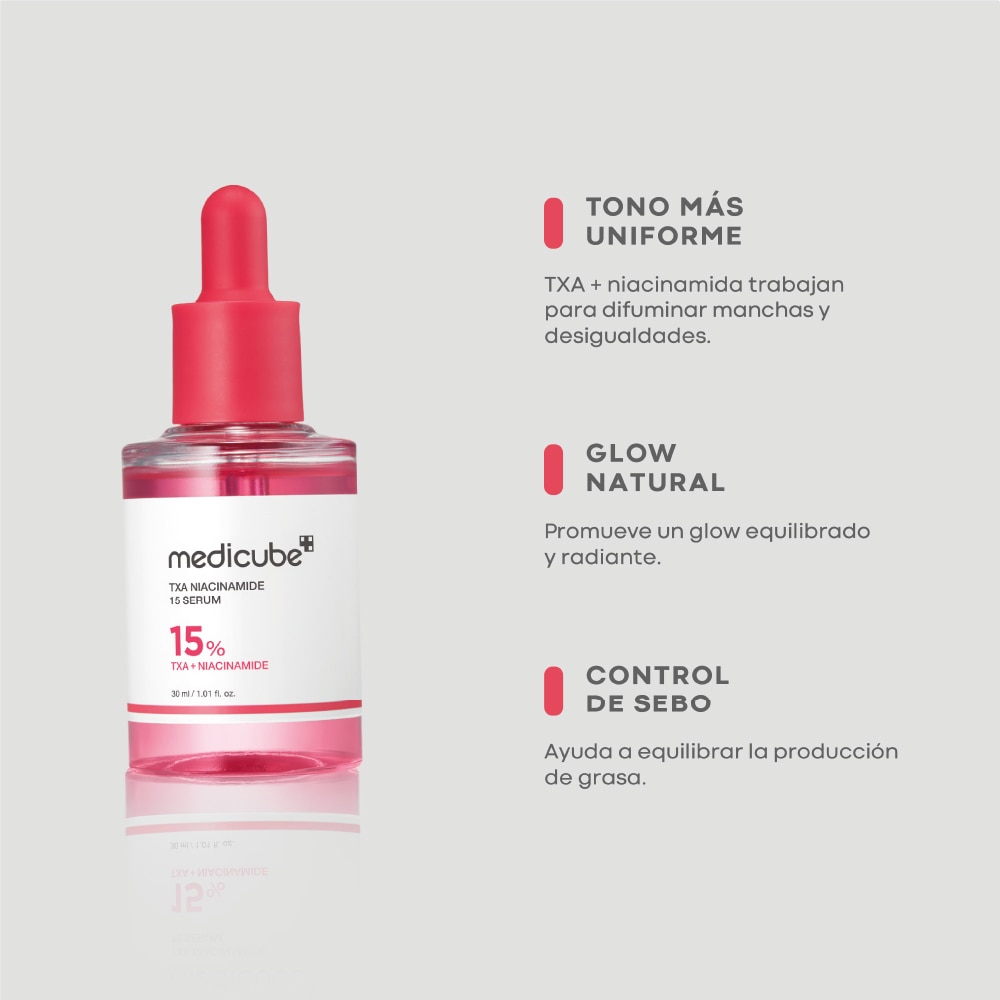 MEDICUBE TXA NIACINAMIDE 15 SERUM (SUERO FACIAL DESPIGMENTANTE)