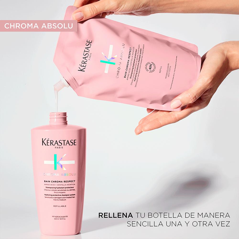 SHAMPOO CHROMA ABSOLU KÉRASTASE PARA CUIDADO DEL CABELLO CON COLOR (REFILL DE SHAMPOO PARA CUIDADO DEL COLOR)