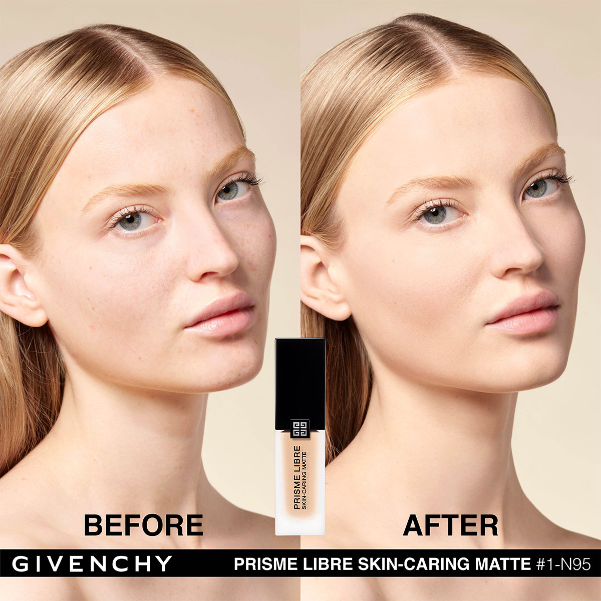 PRISME LIBRE SKIN-CARING MATTE BASE DE MAQUILLAJE LÍQUIDA (BASE HIDRATANTE PARA EL CUIDADO DE LA PIEL)
