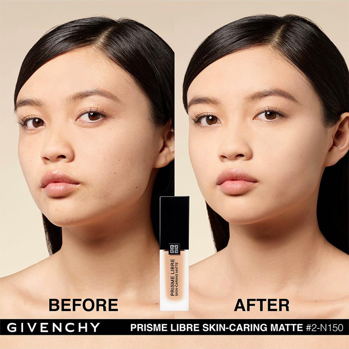 PRISME LIBRE SKIN-CARING MATTE BASE DE MAQUILLAJE LÍQUIDA (BASE HIDRATANTE PARA EL CUIDADO DE LA PIEL)