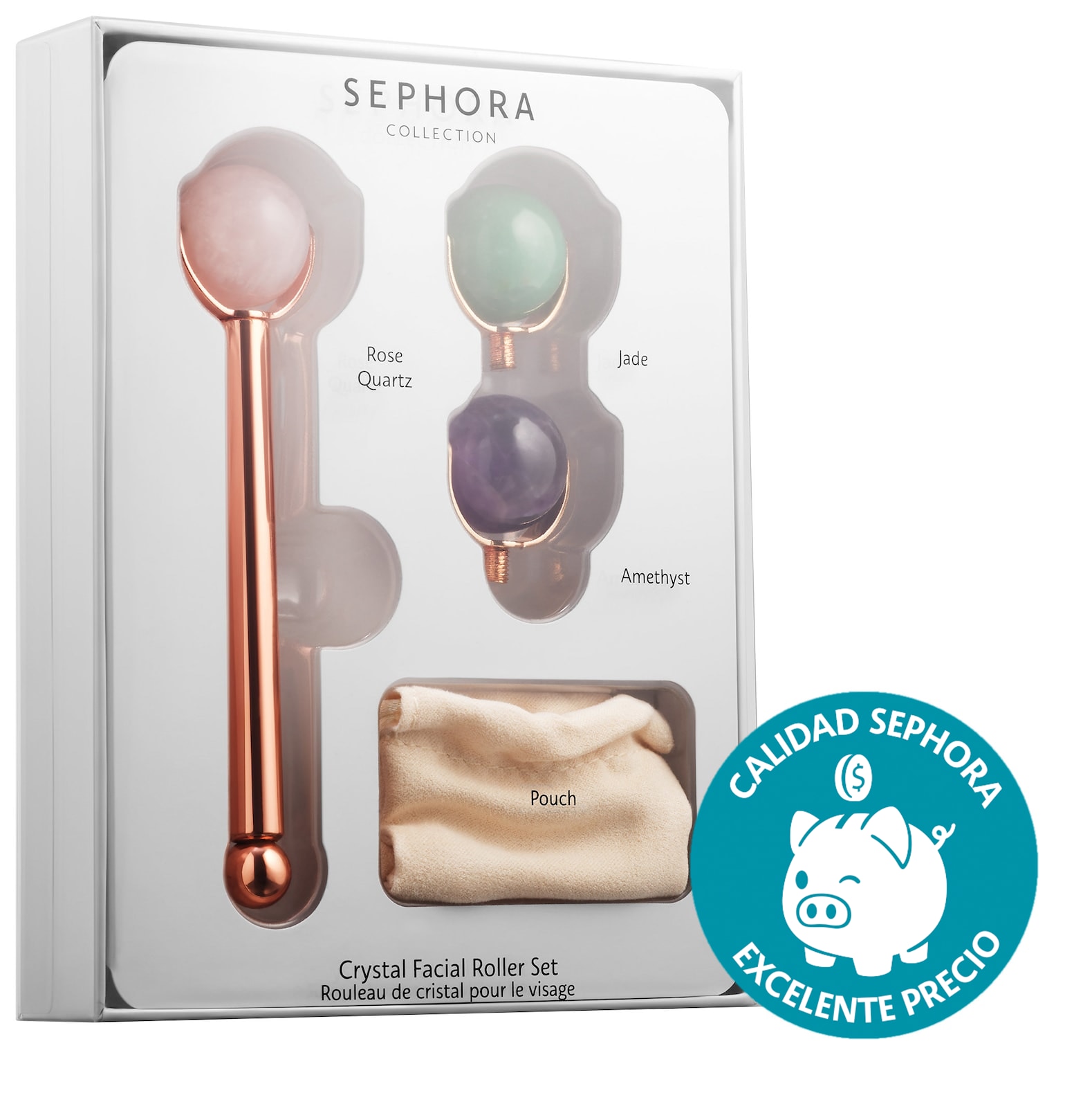 CRYSTAL FACIAL ROLLER SET