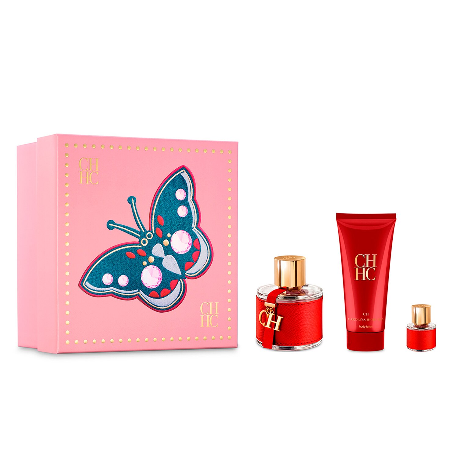 CH WOMAN EDT 100ML + BODY LOTION 100ML + MINI de Carolina Herrera en