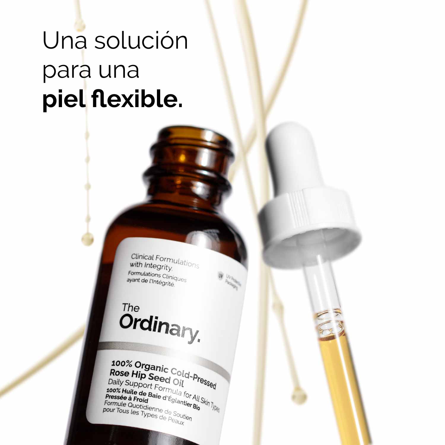 Aceite Puro De Rosa Mosqueta Orgánico Sin Refinar - 2 Oz (60 Ml) En Botella De Vidrio