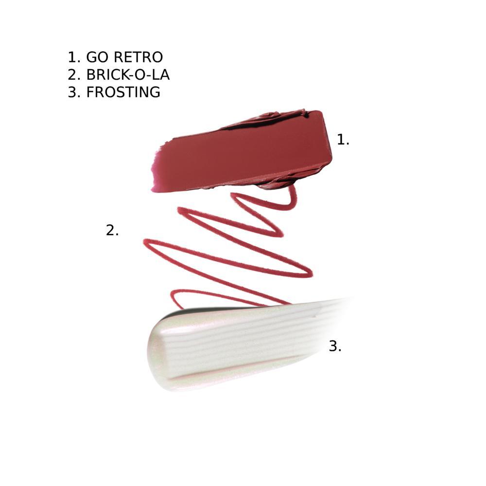 WARM BLUSH BROWN LIP COMBO BY ALE CAPETILLO (SET DE LABIOS)