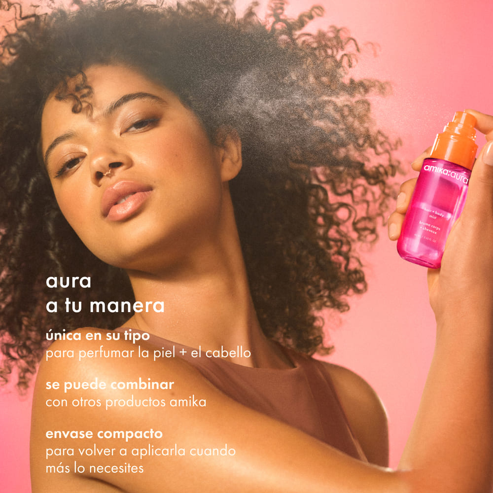 AURA HAIR & BODY MIST WITH VANILLA AND PINK GRAPEFRUIT (FRAGANCIA PARA CABELLO)