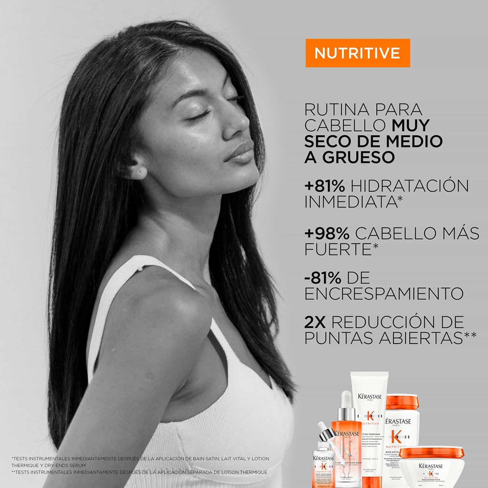 NUTRITIVE BUNDLE BAIN SATIN + MASK (SET NUTRITIVE KÉRASTASE PARA CABELLO SECO)