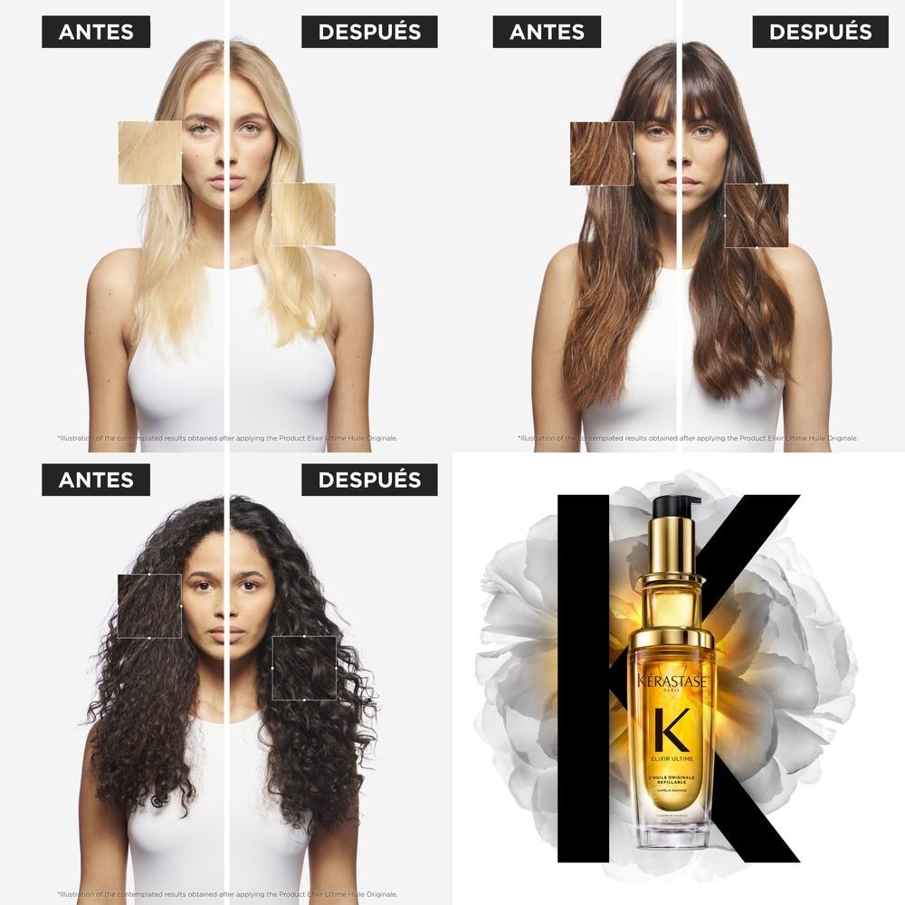 SET DUO ELIXIR ULTIME ACEITE CAPILAR HIDRATANTE K&Eacute;RASTASE (SET DE ACEITES CAPILARES)