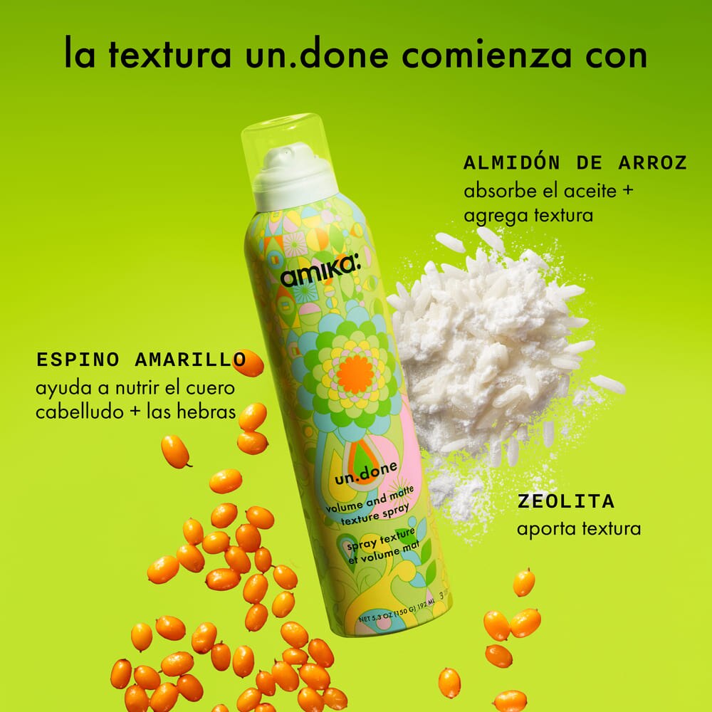 UN.DONE VOLUME AND MATTE TEXTURE SPRAY (SPRAY PARA CABELLO)