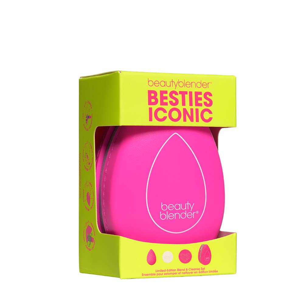 BEAUTYBLENDER® BESTIES ICONIC BLEND & CLEANSE SET (SET DE ESPONJA DE MAQUILLAJE)