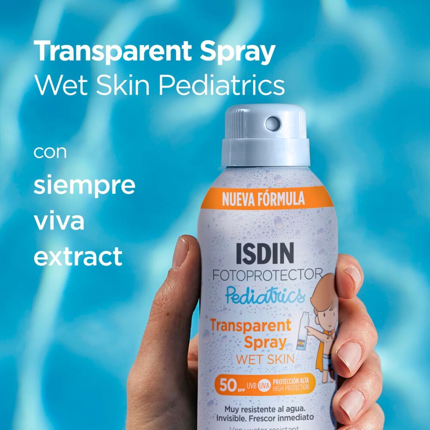 FP ISDIN 50 SPRAY WET SKIN PED (BLOQUEADOR EN SPRAY)
